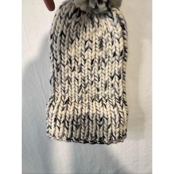 Eugenia Kim Chunky Knit Beanie with Oversized Pom, NWT